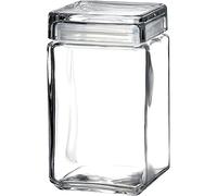Banquet 98665-001 Glass Food & Candy Storage Jar with Lid 1.36l, 11.4 x 11.4 x 19.8 cm