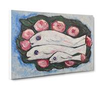 Banquet In Silence By Marsden Hartley Canvas Print | Gallery Wrapped 30mm Frame Wall Art | 20x14 inches | Ready to Hang | Classic Picture | Living Room Bedroom Lounge Office