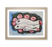 Banquet In Silence By Marsden Hartley Classic Painting Framed Print | A2 Oak Framed Wall Art | Ready to Hang | Classic Historical Picture | Living Room Bedroom Lounge Office