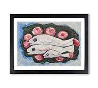 Banquet In Silence By Marsden Hartley Classic Painting Framed Print | A3 Black Framed Wall Art | Ready to Hang | Classic Historical Picture | Living Room Bedroom Lounge Office