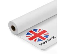 Banquet Roll White Paper Table Cloth Roll | Disposable Tablecloths, Banqueting Roll, Paper Tablecloths for Parties, Wedding Table Cloths, Table Covers for Party Disposable | Made in UK (100m x 1.2m)