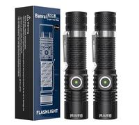 Banral Rechargeable Tactical Torch, High Lumens Small Mini USB-C LED Torch, Compact EDC Pocket Torch, 4 Modes & Memory Function, Waterproof Small Flashlight for Home, Camping, Emergency