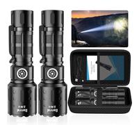 Banral Torches High Lumens Rechargeable Torch, Super Bright LED Small Powerful Torch with Memory Function, 6 Modes Pocket Waterproof Flashlight for Camping Hiking