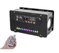 BANRIA DIY Bluetooth Speaker Kit with FM Radio, Digital Display & LED Lights, Soldering Practice Kit