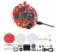 BANRIA DIY Pomodoro Timer Soldering Kit with OLED Display | Digital Clock, Customizable Focus, Short & Long Break Timer, STEM Electronics Soldering Project for Teens, Students & Adults
