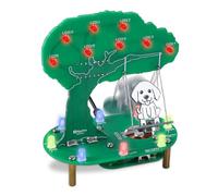 BANRIA Dog Swing Soldering Kit, DIY Electromagnetic Swing STEM Electronics Soldering Project with RGB LED Lights, Cute Desk Decoration, Creative Valentine’s Day Gift for Couples, Teens & Students