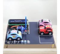 BANRIA Mini Parking Lot Soldering Practice Kit, DIY Garage Model Electronics Kit with LCD Display and 4 Mini Cars, STEM Electronic Soldering Projects for Home and School Learning