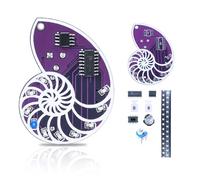 BANRIA SMD Soldering Practice Kit, LED Seashell Design DIY Soldering Project, STEM Electronics Learning Kit for Teens & Adults, Ideal Wearable Valentine's Day Present