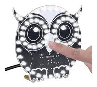 BANRIA Touch Control Owl Light Soldering Practice Kit, Owl Shaped LED Light Soldering Project with 3 Lighting Modes Brightness Adjustment Soldering Learning Kit for STEM Education Christmas Presents