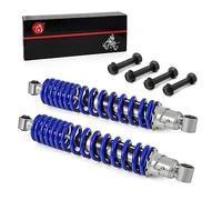 Banshee 350 Front Shocks Absorber BLUE Spring & Bolt lock Nut Compatible with Yamaha YFZ350 1987-2006