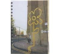 Bansky Yellow Flower A5 Notebook (Go Stationery)