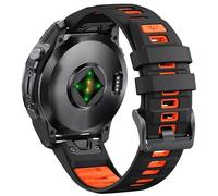 BANSO 22mm Quickfit Watch Silicon Strap for Fenix 8 47mm/7/6/5/5 Plus, Tactix 8, Quatix 6/7 Pro, Descent G1/G2, Forerunner 945/955/965, Approach S60/S62/S70 Watch Band