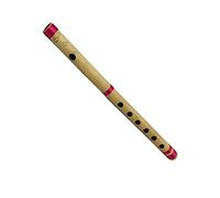 Bansuri-Flöte aus Bambus, C-Schlüssel, 7 Löcher, Holzblas-Klarinette, Bambus-Quena-Flöte, indisches Musikinstrument, Krishna-Flöte, Sohn-Geschenk, Geburtstagsgeschenk, Herren, Kinder, Größe 33 cm