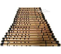 Bansuri/Indian Flute, Devyom Musicals, Set of 18 Pcs Bansuri - Indian Bamboo Flute Set (PDI-ABE)