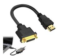 Bansusu 1 Pc DVI to HDMI Bi-Directional HDMI to DVI Cable High Speed Adapter Cable Support 1080P Full HD Adapter Compatible for Raspberry Pi Roku Xbox One PS4 PS3