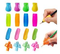 Bansusu 16Pcs Pencil Grips for Children Handwriting Posture Aid Pencil Grip