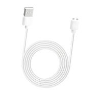 Bansusu 1Pc 7mm Dual Pin 0.8m Magnetic USB Charger Cable Replacement Charging Cord Safe Strong Magnet For Wireless Massager Smart Devices Vibrator Charger Electric Toothbrush Beauty Instruments White