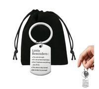 Bansusu 1Pc Little Reminders Keyring Inspiration Gifts For Women