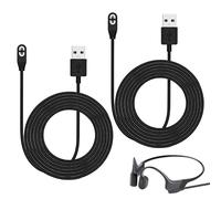 Bansusu 2 Pcs Magnetic USB Charger for Shokz Charging Cable Magnetic Charging Cable for OpenRun Pro, OpenComm Bone Conduction Headphones 1M