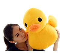 Bansusu 50CM Plush Yellow Duck Soft Stuffed Animal Toy Sofa Decoration for Kids Birthday