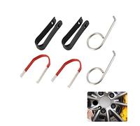 Bansusu Universal 6-Piece Wheel Bolt Cap Cover Remover Tool Set, Lug Nut Cover Puller, Durable ABS and Alloy Metal for Cars, Locking Wheel Nut Removal Tool