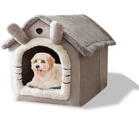 BANTASE Cat Bed, Beds For Indoor Cats, Washable Cave House Cozy Hideout, Cute, Toast-Shaped(B,S)