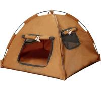 BANTASE Cat Beds For Indoor With Anti-Slip Bottom, Rabbit-Shaped Small Dog Cave,Kitten Tent House Removable Cool Mat, Super Soft Calming(E,Large)