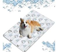 BANTASE Cat Cooling Mat - Self Pet Cats Cat Cool Mat Pad Bed Mattress Heat Relief To Help Your Pets Down In The Hot Summer Heat(C,Medium)