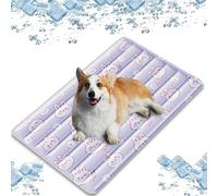 BANTASE Cat Cooling Mats,Pet Ice Mats Summer Pet Cooling Pad Ice Sleeping,Sofa Mats,Dog Anti-Bite Ice Mats(D,Small)