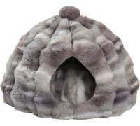 BANTASE Cat House, Cute Cave Bed, Cozy Soft For Indoor, Enough Interior Space, With Two Removable And Washable Pillows(C,Small)