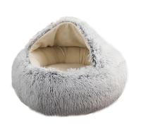 BANTASE Cat House, Cute Cave Bed, Cozy Soft For Indoor, Enough Interior Space, With Two Removable And Washable Pillows(B,30cm)