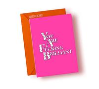 Banter Cards You are fucking brilliant - Polka Dot - Greeting Card Funny Cards - Rude Cards - Best Friends Cards - Motivational Cards (A4)