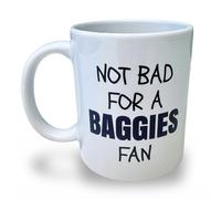 Banterous Not Bad for A Baggies Fan Ceramic Mug, 11 Fluid Ounces, Dishwasher Safe, White