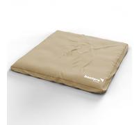 Banters Zabuton Meditation Mat, 80 x 80 x 6 cm, 100% Organic Cotton, Ergonomic Yoga Mat, Washable, Includes 5 Minute Diary (Sand)