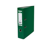 Bantex Folder A4, Office Folder, Ring Binder, 8 cm Spine Width, 2-Ring Mechanism, Document Organiser, Metal Edge Protection, 15% More Capacity Than Standard folders, Green, Pack of 20, 100551792