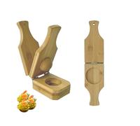 Bantlou Bamboo Tostonera Plantain Press Banana Smasher Maker - Authentic Caribbean Flavor, Easy to Use - Perfect for Tostones and Stuffed Plantains,7.88 * 3.9 * 2.36inch (1)
