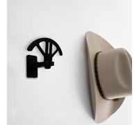 Bantlou Wooden Adjustable Cowboy Hat Rack Holder, 4-Speed, Rustic, Wall Mount, Preserves Hat Shape, Ideal for Cowboy, Western, Fedora, Sun Hats