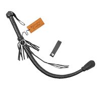 Bantoro Crafts Black Handmade Nagaika Whip 2.5 feet Length 12 Plaits Cossack Kamcha Whip Nagaika Donskaya Donskaya