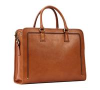 Banuce Full Grains Leather Briefcase for Women Business Tote Messenger Shoulder Satchel Bag 14 Laptop Attache Case