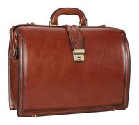 Banuce Italian Full Grain Leather Doctor Bag for Men Lawyer Briefcase