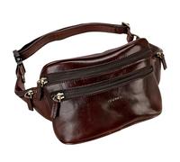 Banuce Italian Full Grain Leather Fanny Pack for Men with Earphone Hole