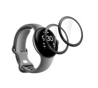 Banuyaw Screen Protector for Google Pixel Watch Film Google Pixel Watch Tempered Glass Film for Soft TPU Glass Film HD Protective Glass, Pack of 2 Bubble-Free Screen Protector
