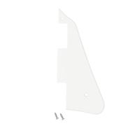 Banworks 1 Ply Les Paul Pickguard LP Pickguard Scratch Plate 2-Hole Electric Guitar Pickguard for USA Gibson Les Paul LP JT/HB-05 White
