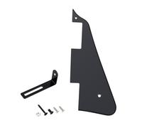 Banworks 1 Ply Les Paul Pickguard with Stainless Steel Bracket LP Pickguard Scratch Plate 2-Hole Electric Guitar Pickguard for Epiphone EPI Les Paul LP JT/HBTZ-02 Matt Black