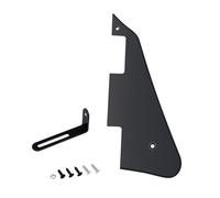 Banworks 1-Ply USA LP Pickguard with Stainless Steel Pickguard Bracket | LP Pickguard Scratch Plate 2-Hole Electric Guitar Pickguard for USA Gibson Les Paul LP JT/HBTZ-01 Matt Black