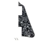 Banworks 2-Ply Electric Guitar Pickguard 2-Hole Import LP Pickguard | Electric Guitar Scratch Plate for Epiphone EPI Les Paul LP JT/HB-06 Black Pearl