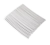 Banworks 24Pcs HV400 Stainless Steel Guitar Fret Wire, 2.7mm 12" Radius | 2.7mm W × 70mm L Cut-To-Size Fret Wire Replacement for Gibson/Epiphone Les Paul SG Electric Guitars JT/PS-02