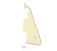 Banworks 3 Ply Les Paul Pickguard LP Pickguard Scratch Plate 2-Hole Electric Guitar Pickguard for Epiphone EPI Les Paul LP JT/HB-06 Cream