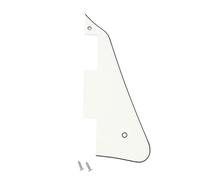Banworks 3 Ply Les Paul Pickguard LP Pickguard Scratch Plate 2-Hole Electric Guitar Pickguard for USA Gibson Les Paul LP JT/HB-05 Vintage White