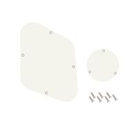 Banworks 3-Ply LP Backplate Cavity Cover & Toggle Switch Rear Plate Cover | Electric Guitar Pickguard Scratch Plate Set for Gibson Standard and Custom Les Paul LP JT/HGB-03 Vintage White